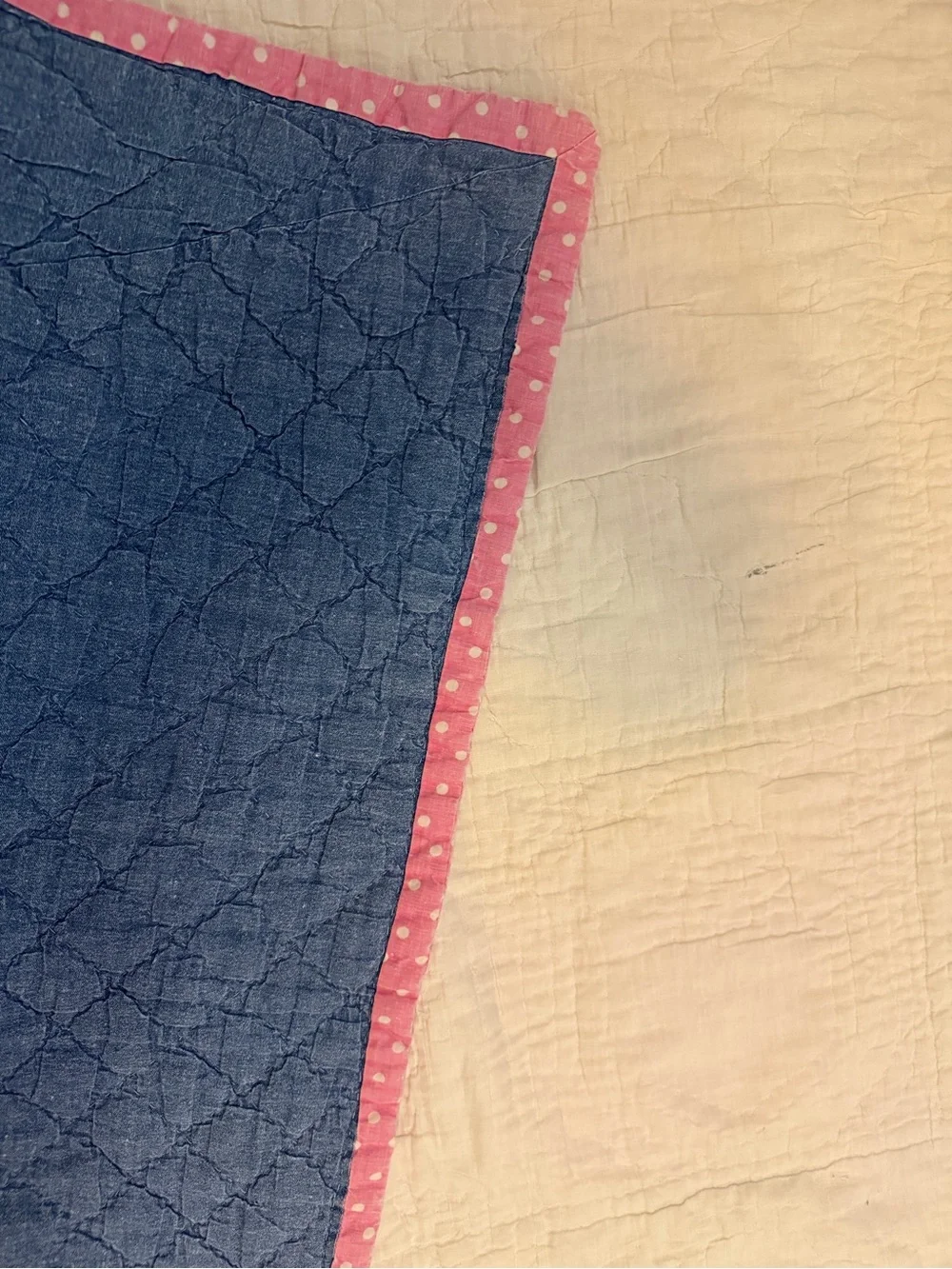 Vintage Handmade Applique Rainbow Quilt Twin 80x80” Floral Butterfly Patchwork
